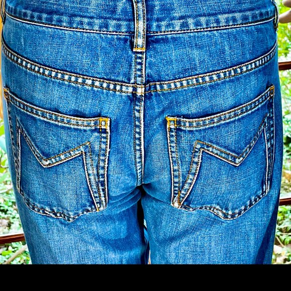 ▪️MARC JACOBS▪️Mid Rise Medium Wash Cotton Bootcut Blue Jeans - Picture 4 of 11